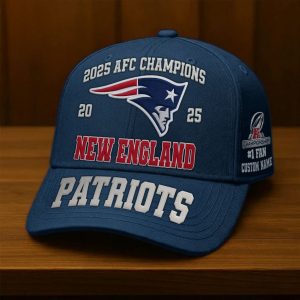 New England Patriots 2025 AFC Champions Commemorative Hat
