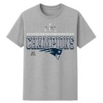 New England Patriots 2025 AFC Champions Locker Room T-Shirt