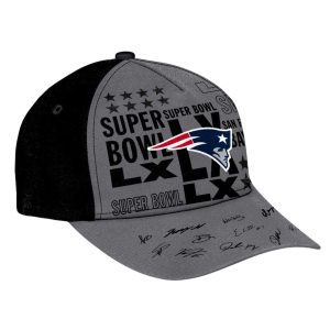 New England Patriots 2025 AFC Champions Signature Classic Cap