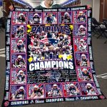 New England Patriots Champions 2025-2026 Commemorative Blanket
