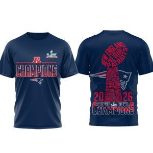 New England Patriots LX Champions Vince Lombardi Trophy Shirt 1