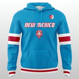 New Mexico Lobos Turquoise Uniform Hoodie 2
