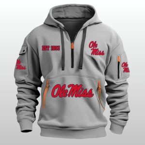 Ole Miss Est 1893 Quarter Zip Hoodie 3 Ole Miss Est 1893 Quarter Zip Hoodie 3