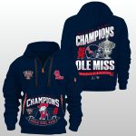 Ole Miss Sugar Bowl Champions 2026 Quarter Zip Hoodie