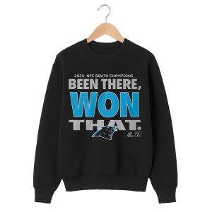 Panthers 2025 NFC South Champions Been There Won That Shirt 1 black 2