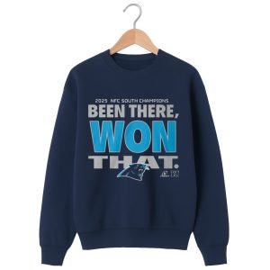 Panthers 2025 NFC South Champions Been There Won That Shirt 1 navy 2