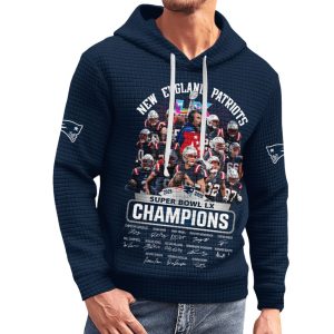 Patriots LX Champions 2025-2026 Waffle T-shirt 4 Patriots LX Champions 2025 2026 Waffle T shirt 2