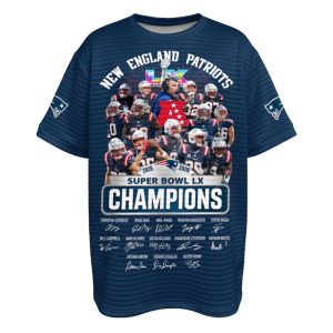 Patriots LX Champions 2025 2026 Waffle T shirt