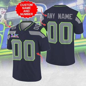 Personalized Seattle Seahawks LX Football Jersey