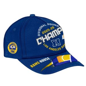 Rams Divisional Round Champs 2025 26 Classic Cap 1
