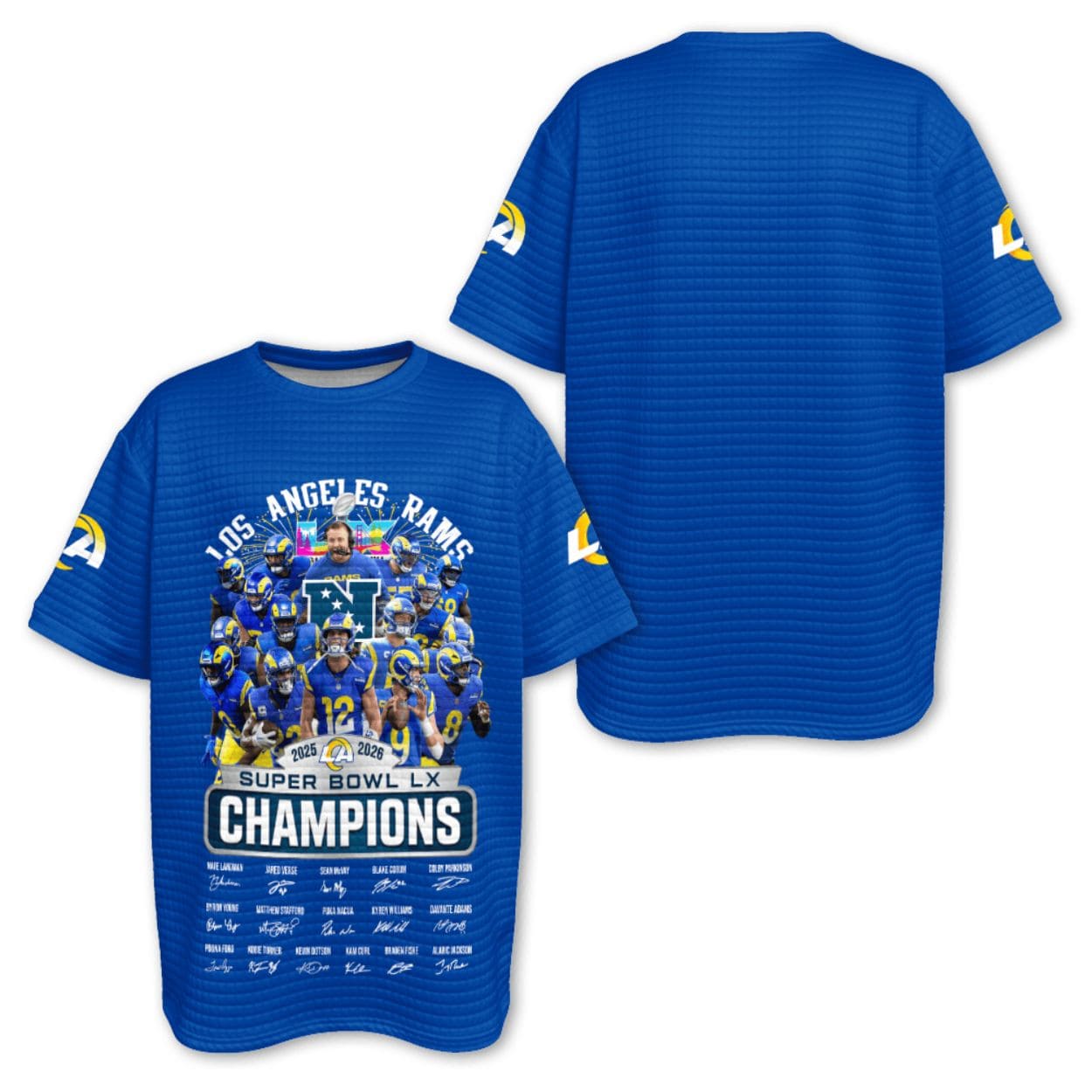 Rams LX Champions 2025-2026 Waffle T-shirt Rams LX Champions 2025-2026 Waffle T-shirt