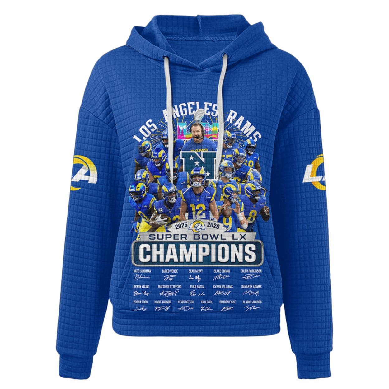 Rams LX Champions 2025-2026 Waffle T-shirt Rams LX Champions 2025-2026 Waffle T-shirt