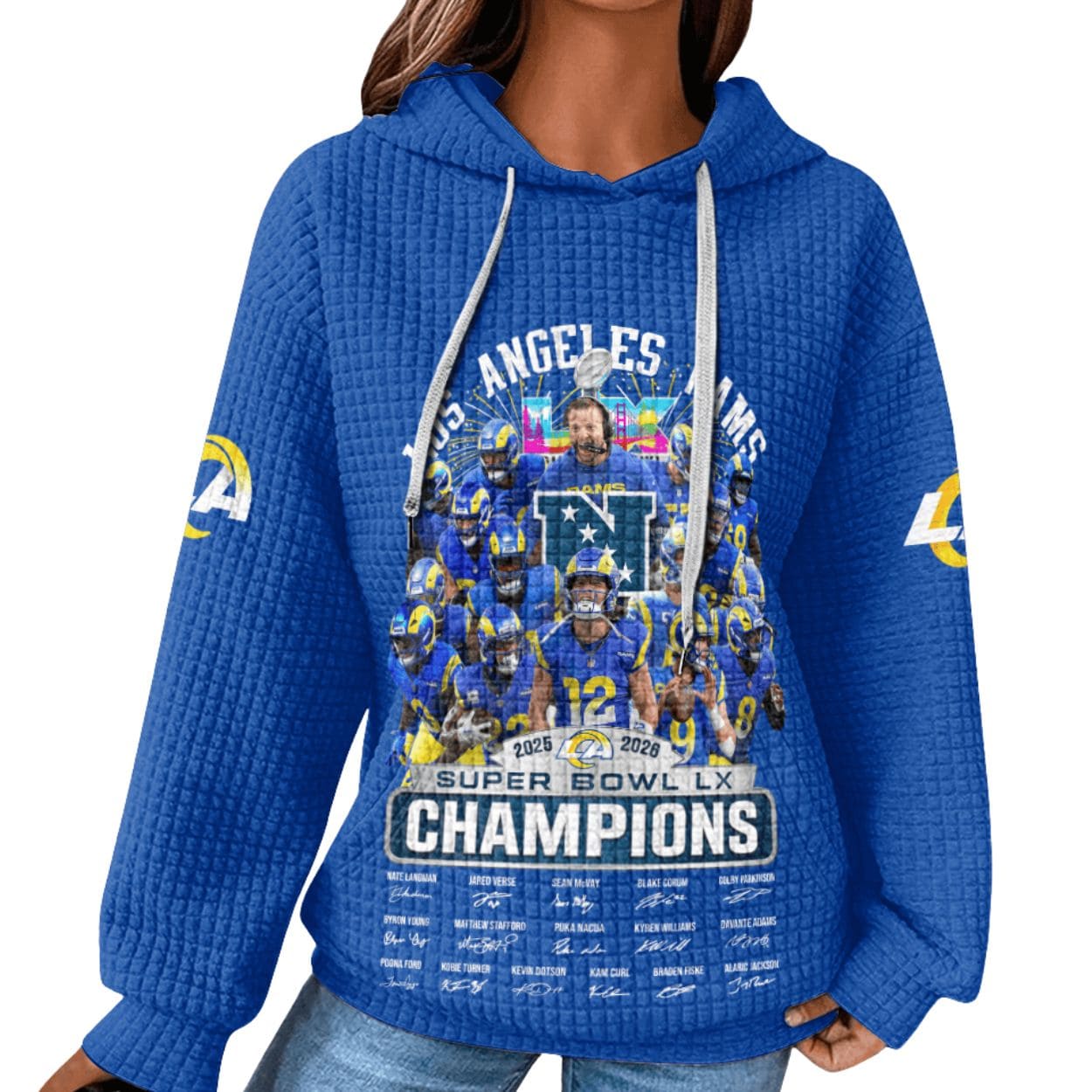 Rams LX Champions 2025-2026 Waffle T-shirt Rams LX Champions 2025-2026 Waffle T-shirt