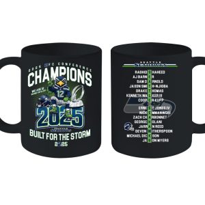 Seahawks 2025 NFC Champions Conference Champions Built For The Storm Mug 2