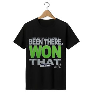 Seahawks 2025 NFC West Champions Been There Won That T Shirt 1 black 1