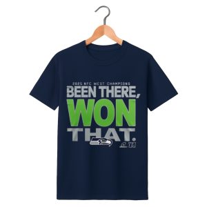 Seahawks 2025 NFC West Champions Been There Won That T Shirt 1 navy 1