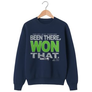 Seahawks 2025 NFC West Champions Been There Won That T Shirt 1 navy 2