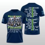 Seahawks 2025 NFC West Champions Signature Shirt