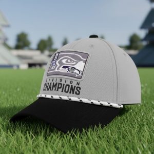 Seahawks 2025 NFC West Division Champions Cap 1