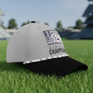 Seahawks 2025 NFC West Division Champions Cap 2