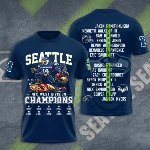Seahawks 2025 NFC West Division Champions Shirt