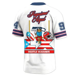 Seahawks Benito Bowl LX Football Jersey 1