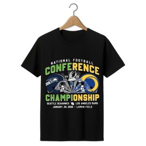 Seahawks Vs Rams American Football Conference Championship 2025 Shirt 1 black 1