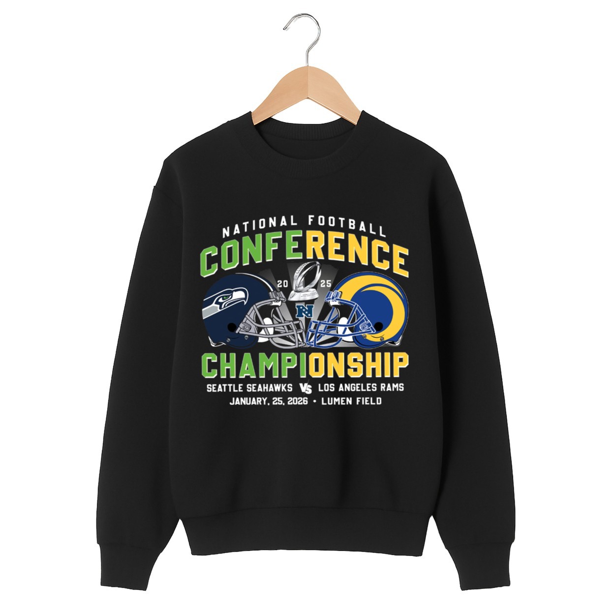Seahawks Vs Rams American Football Conference Championship 2025 Shirt Seahawks Vs Rams American Football Conference Championship 2025 Shirt