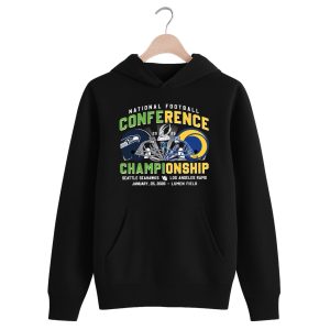 Seahawks Vs Rams American Football Conference Championship 2025 Shirt 1 Seahawks Vs Rams American Football Conference Championship 2025 Shirt 1 black 3