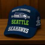 Seattle Seahawks 2025 AFC Champions Commemorative Hat