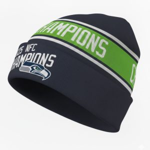 Seattle Seahawks 2025 NFC Champions Commemorative Beanie 1 Seattle Seahawks 2025 NFC Champions Commemorative Beanie 1