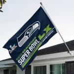 Seattle Seahawks 2025 NFC Champions Commemorative Flag