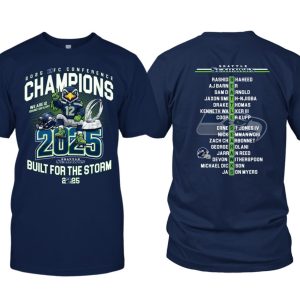 Seattle Seahawks 2025 NFC Champions Conference Champions Built For The Storm Shirt
