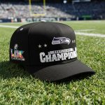Seattle Seahawks 2025 NFC Champions Locker Room Snapback Hat