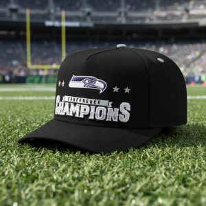 Seattle Seahawks 2025 NFC Champions Locker Room Snapback Hat 2