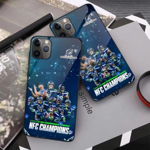 Seattle Seahawks 2025 NFC Champions Phone Case 1 Seattle Seahawks 2025 NFC Champions Phone Case 2