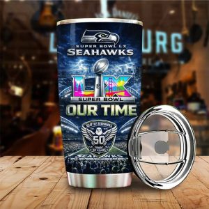 Seattle Seahawks 2025 NFC Champions Tumbler Cup 1