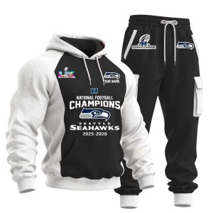 Seattle Seahawks American Football Champions LX 2025 2026 Hoodie Set 4
