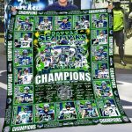 Seattle Seahawks Champions 2025-2026 Champions Signature Blanket