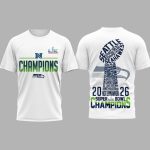 Seattle Seahawks LX Champions Vince Lombardi Trophy Shirt