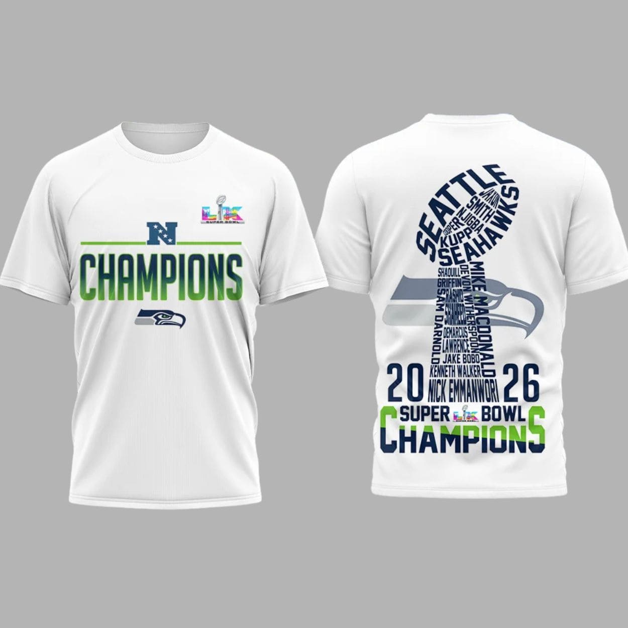 Seattle Seahawks LX Champions Vince Lombardi Trophy Shirt Seattle Seahawks LX Champions Vince Lombardi Trophy Shirt