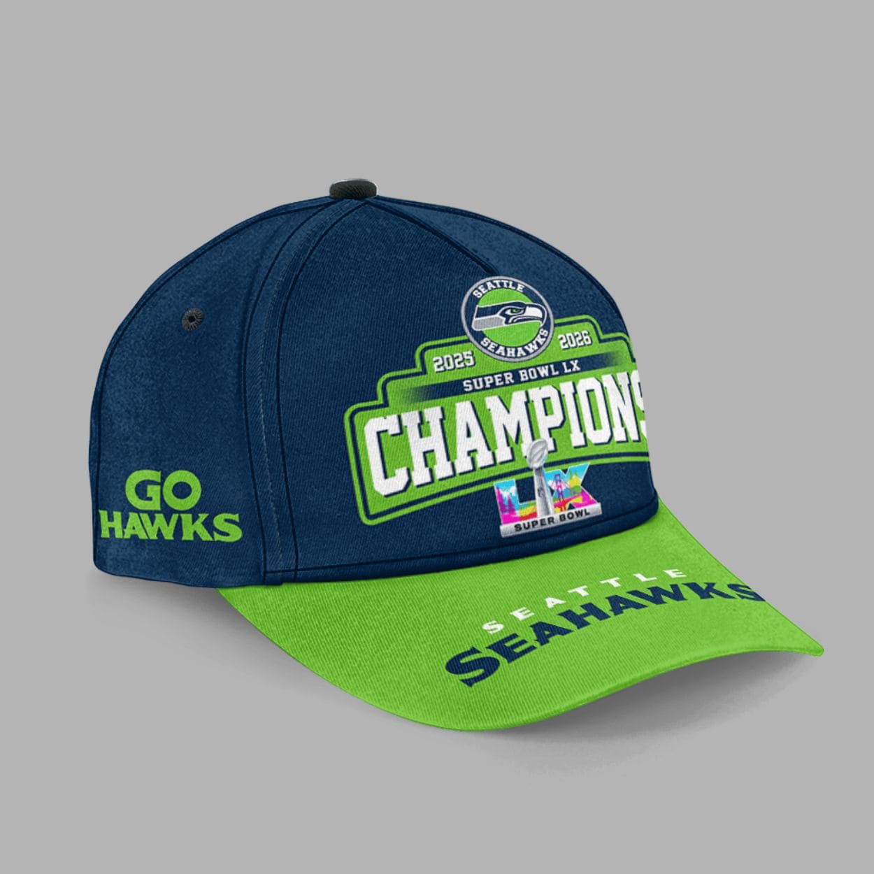 Seattle Seahawks LX Championship Special Edition Classic Cap Seattle Seahawks LX Championship Special Edition Classic Cap