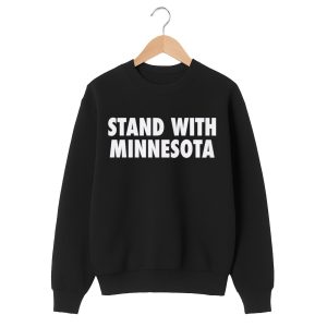 Stand With Minnesota Shirt 1 black 2