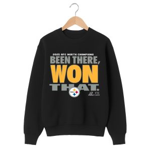 Steelers 2025 AFC North Champions Been There Won That Shirt 2 Steelers 2025 AFC North Champions Been There Won That Shirt 1 black 2