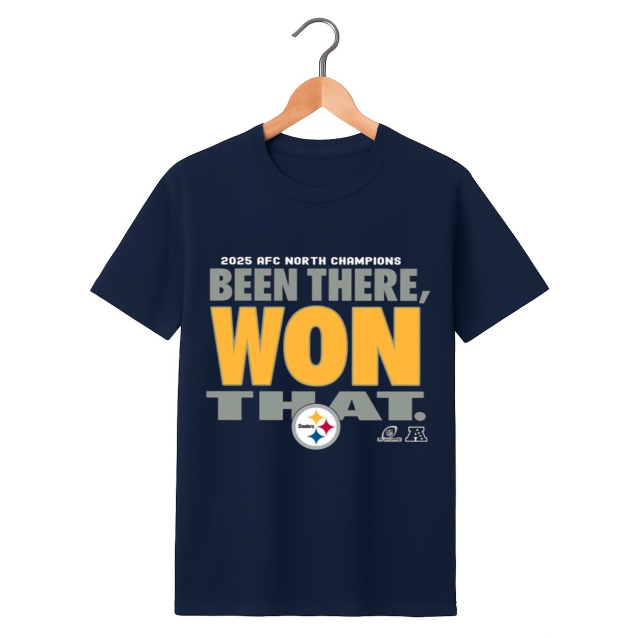 Steelers 2025 AFC North Champions Been There Won That Shirt Steelers 2025 AFC North Champions Been There Won That Shirt