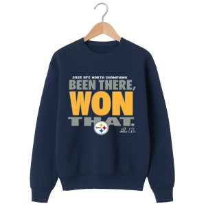 Steelers 2025 AFC North Champions Been There Won That Shirt 3 Steelers 2025 AFC North Champions Been There Won That Shirt 1 navy 2