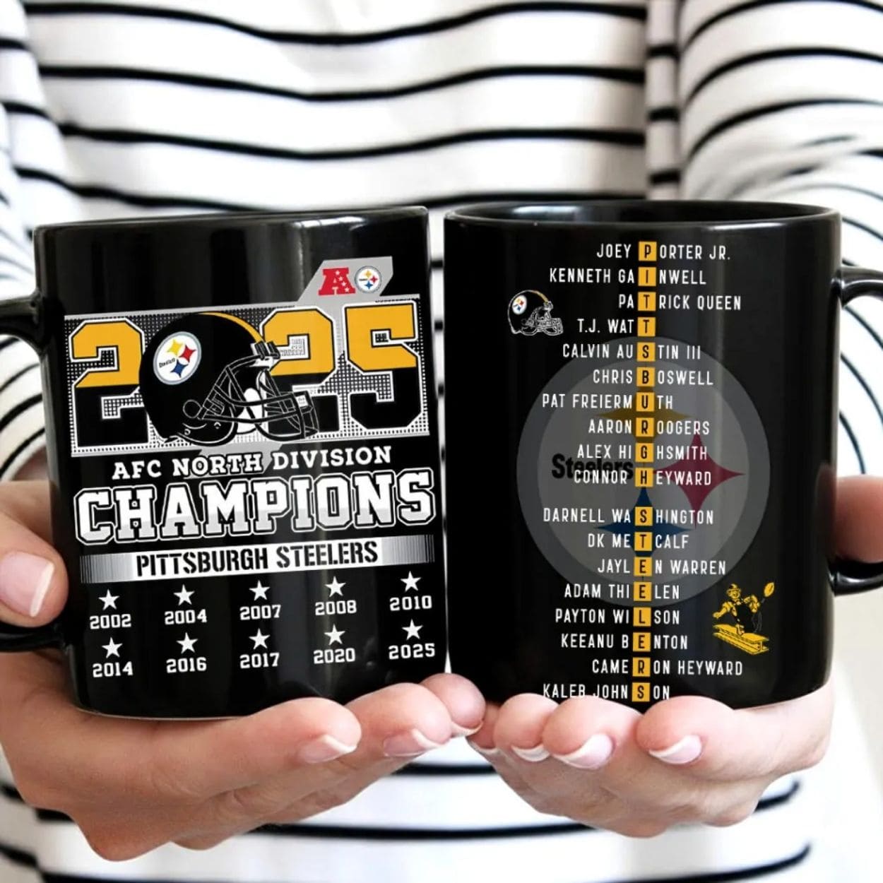 Steelers 2025 AFC North Champions Mug Steelers 2025 AFC North Champions Mug