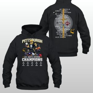 Steelers 2025 AFC North Champions Two Sided Shirt 3