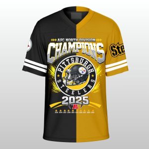 Steelers 2025 AFC North Division Champions Jersey 2
