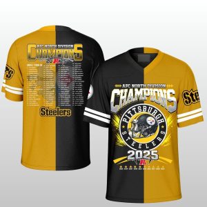 Steelers 2025 AFC North Division Champions Jersey